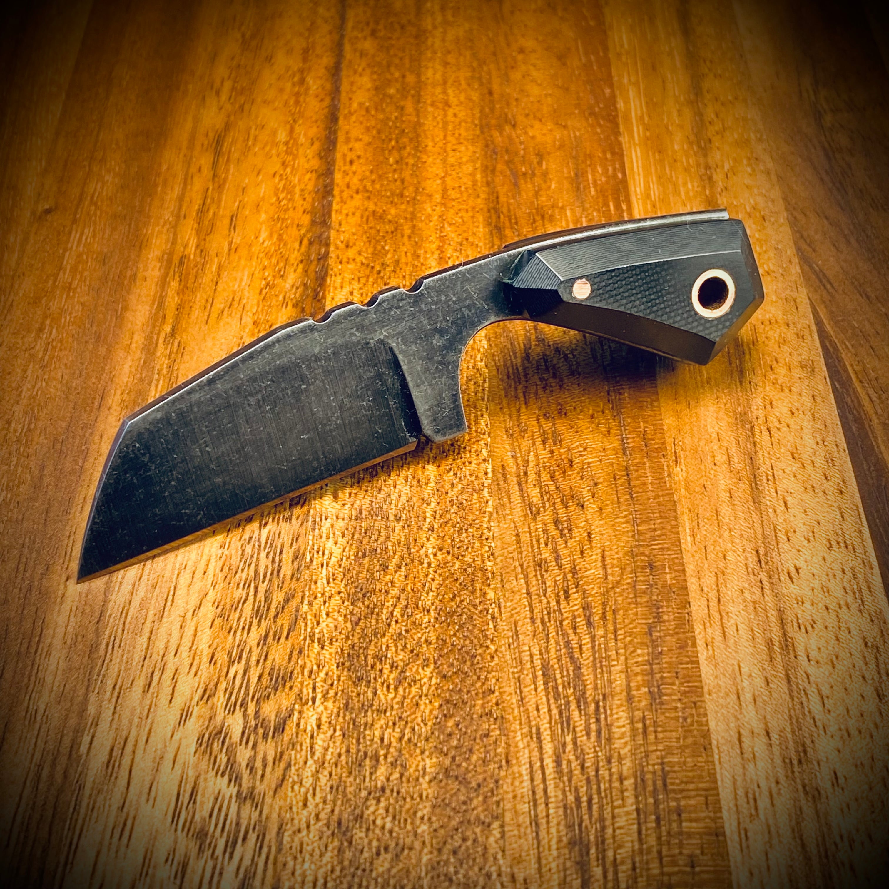 Talon Stonewashed Black G10 Scales North Edge Tools