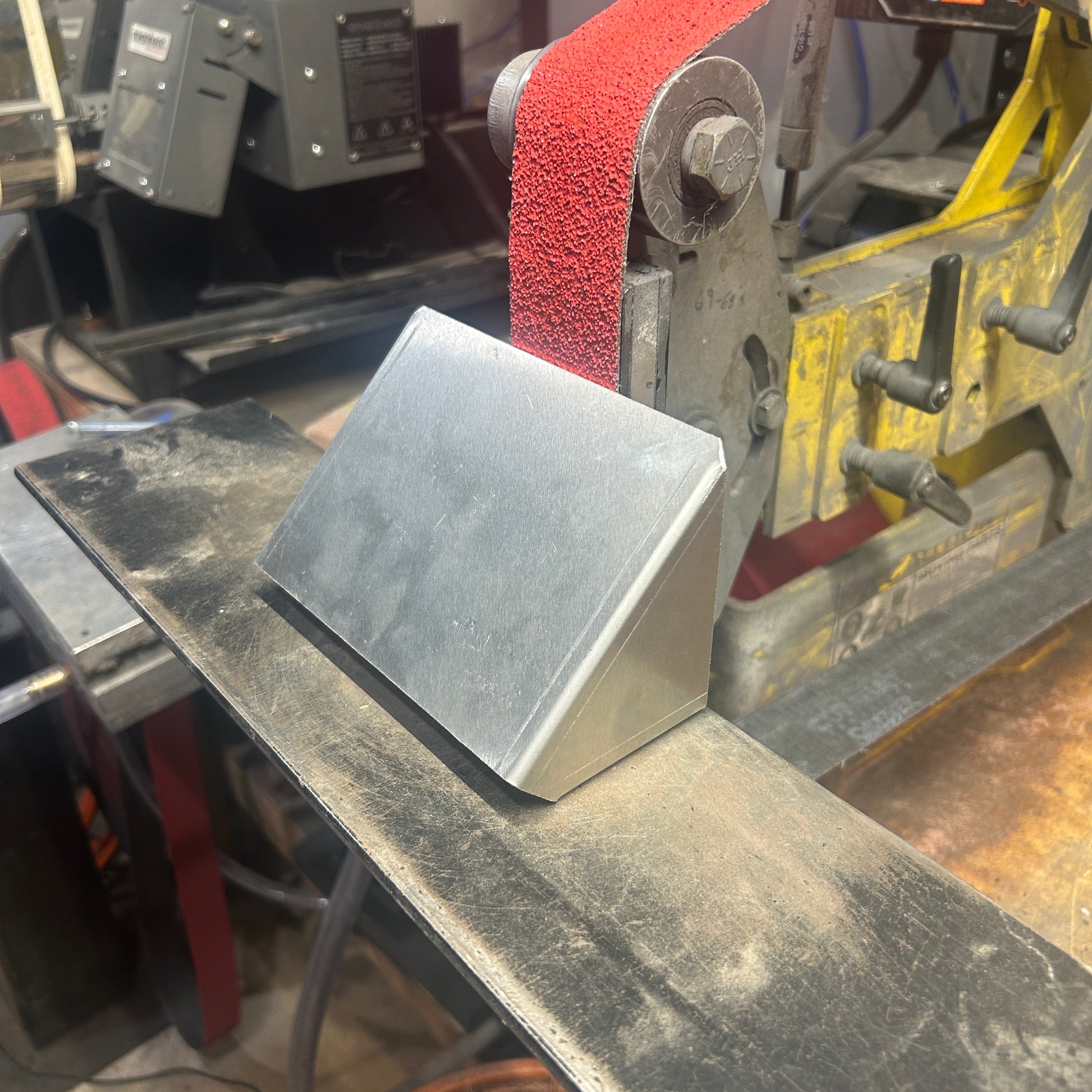 Aluminum chamfer jig