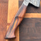 closeup of sculpted ironwood handle