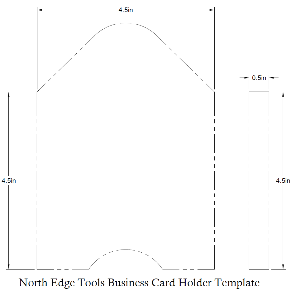 Leather wallet template drawing 